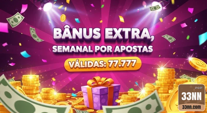 33nn - bônus exclusivo - Bônus de Primeiro Depósito